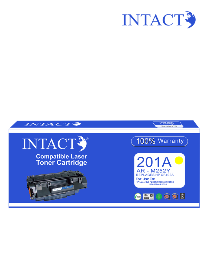 Intact Compatible with HP 201A (AR-M252Y) Yellow